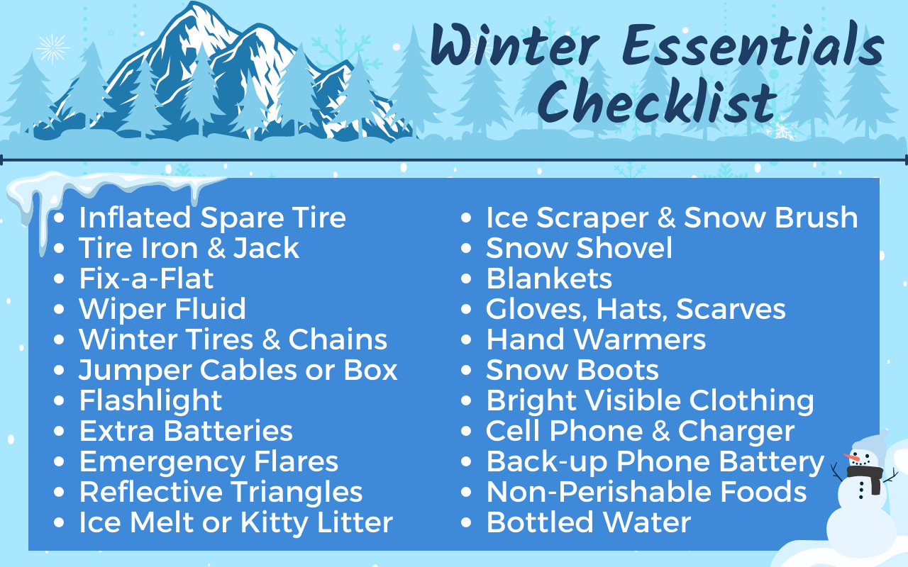 Winter Travel Essentials From Graham Auto Repair